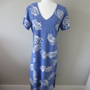 M. MAC 100% Thick Cotton Dress (M), Blue
